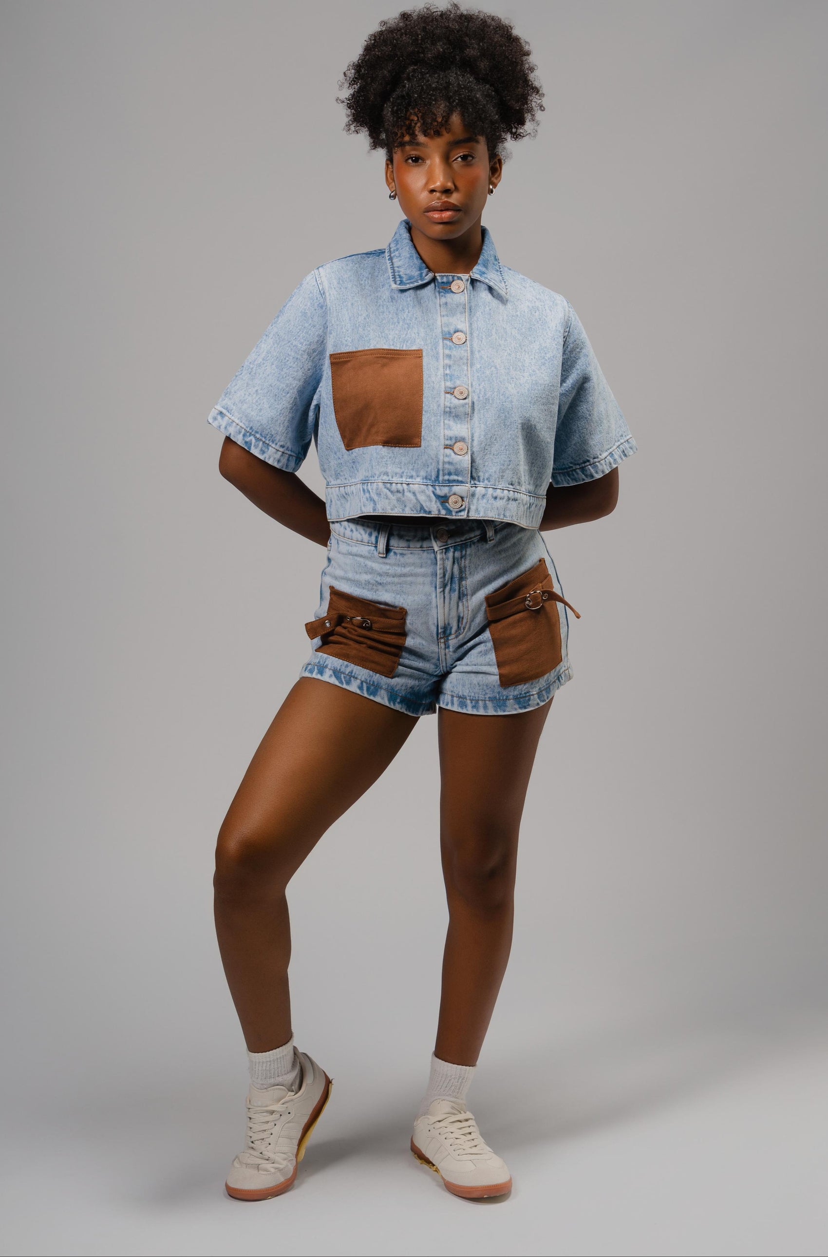 CAMEL POCKET TOP