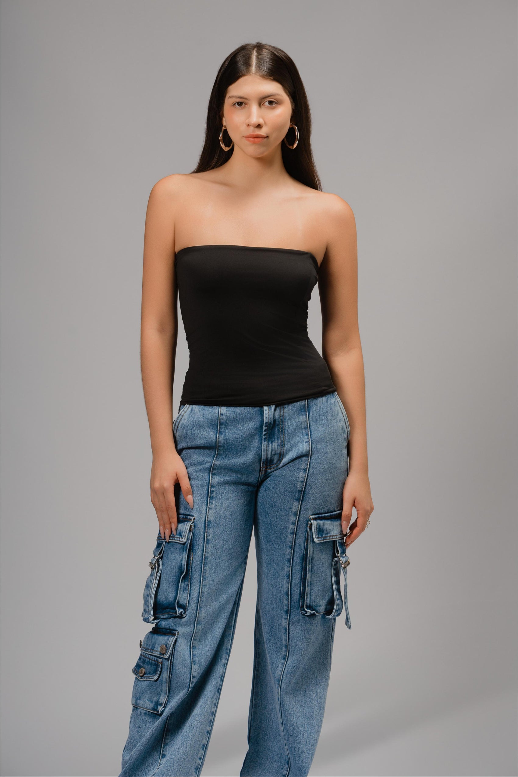 STRAPLESS TOP