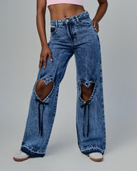 HEART CUT OUT JEAN