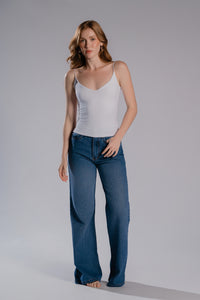 WIDE LEG STRETCH JEANS